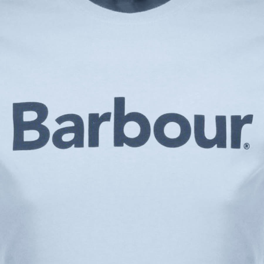 Alternative Image for ProductBarbour Logo T Shirt Blue3
